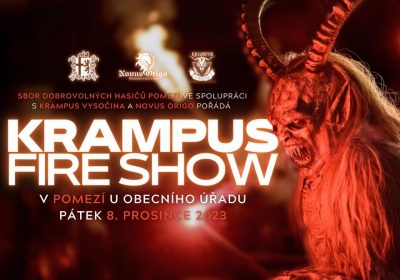 KRAMPUS FIRE SHOW v Pomezí 2023