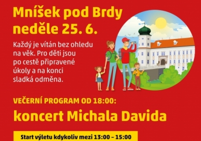 Hýbeme se hezky česky - koncert Michala Davida v Mníšku pod Brdy