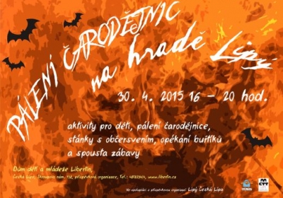 Čarodějnice 2015 na hradě Lipý