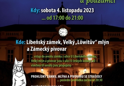 Dušičkový večer na zámku v Libni 2023