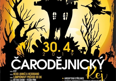 Čarodějnický rej na Krásné louce 2019