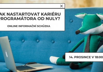 Online informační schůzka: Jak nastartovat kariéru programátora od nuly?